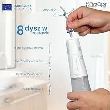 Ultracare Plus - Profesjonalny Irygator Do Jamy Ustnej z USB i 8 Dyszami