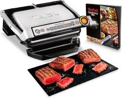 Tefal Optigrill + Opiekacz Srebrny/Czarny 30x20 cm