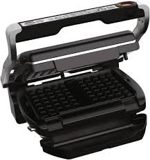 Tefal XA7238 OptiGrill+ Waflownica Aluminium Czarna