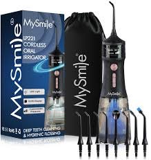 Bezprzewodowe Nitki Dentystyczne MySmile LP221 z UVC Sterylizacją