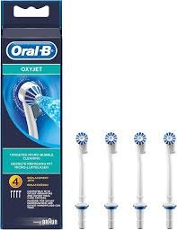 Oral-B Oxyjet ED17-4: Wielokolorowe Końcówki do Szczoteczek (4 szt.)