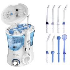Aquapik Pro - Profesjonalny Irygator Stomatologiczny z 8 Dyszami i 10 Poziomami Mocy